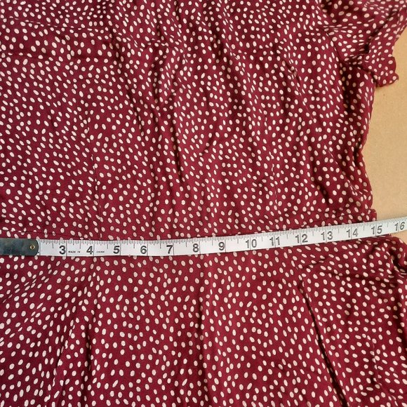 Red Polka Dots Skater Dress - Picture 8 of 9